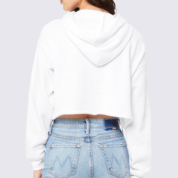 Therapy Doodle Women's Cropped Fleece Hoodie - The LFT Clothing Company