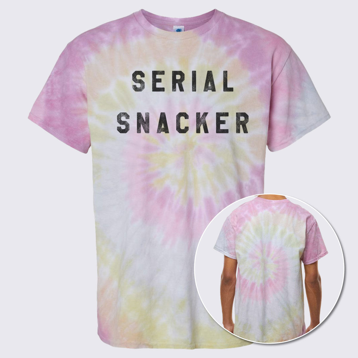 Serial Snacker Multi-Color Tie-Dyed T-Shirt