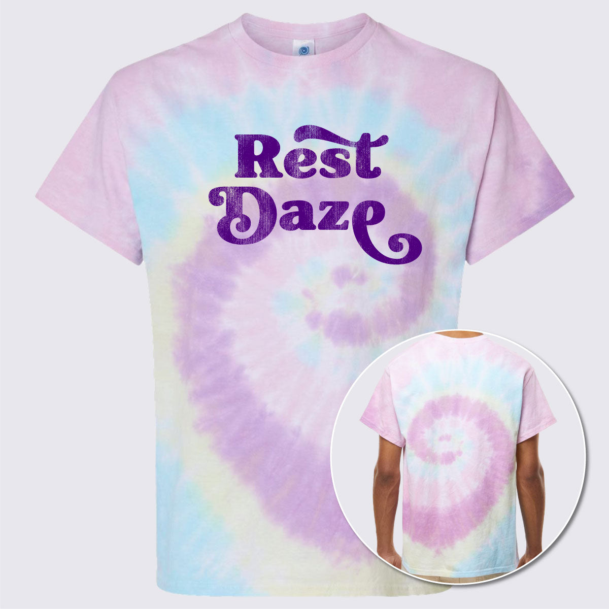 Rest Daze Multi-Color Tie-Dyed T-Shirt
