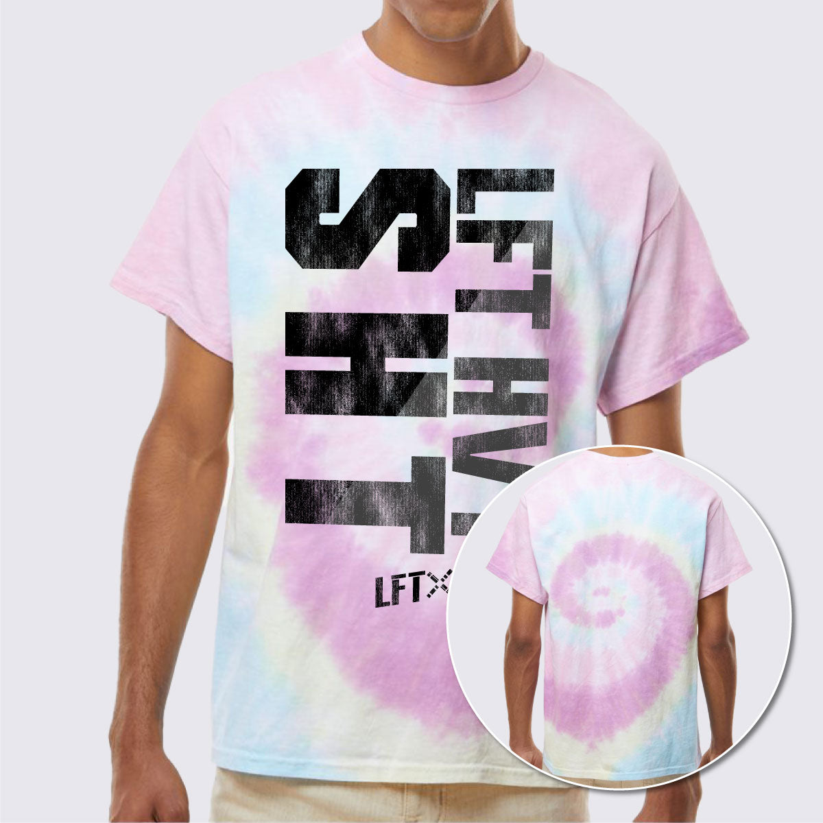 LFT HVY SHT Multi-Color Tie-Dyed T-Shirt