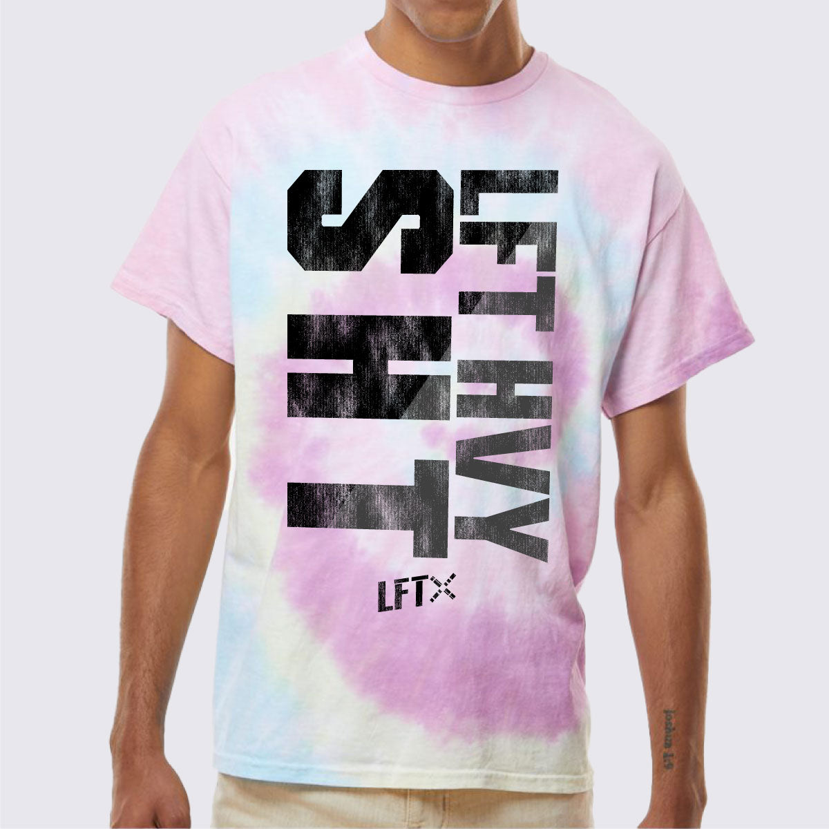LFT HVY SHT Multi-Color Tie-Dyed T-Shirt