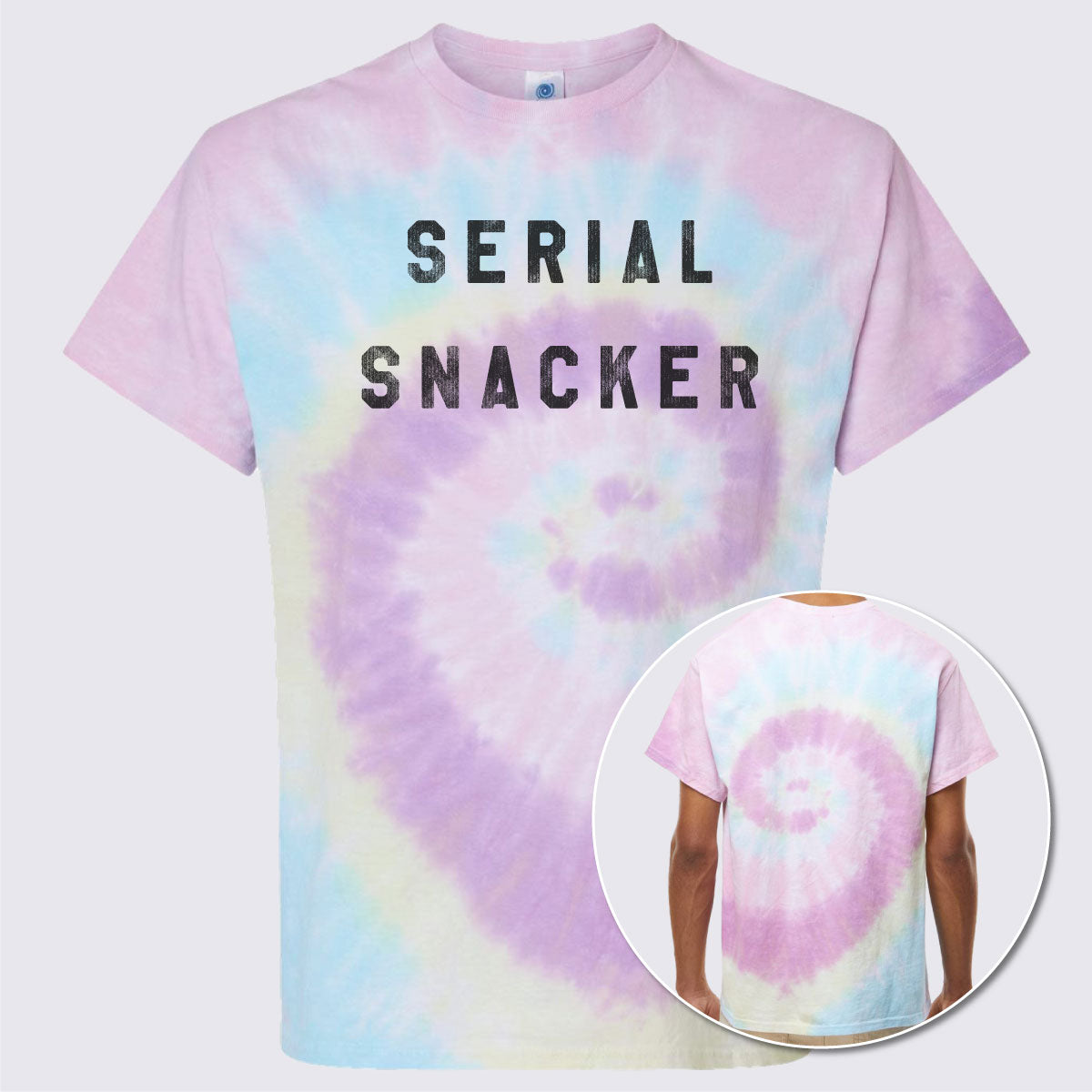 Serial Snacker Multi-Color Tie-Dyed T-Shirt - The LFT Clothing Company