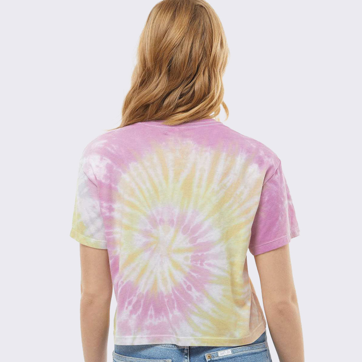 Lifting is Cool Women’s Tie-Dyed Crop T-Shirt