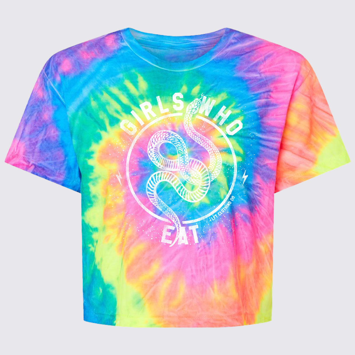 komplikationer overse Transcend Girls Who Eat Women's Tie-Dyed Crop T-Shirt - The LFT Clothing Company