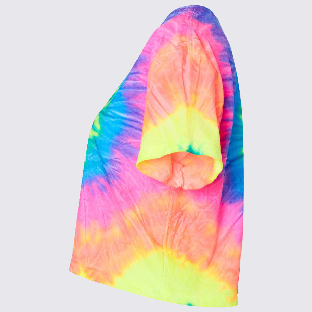Am I Jacked Yet Women’s Tie-Dyed Crop T-Shirt