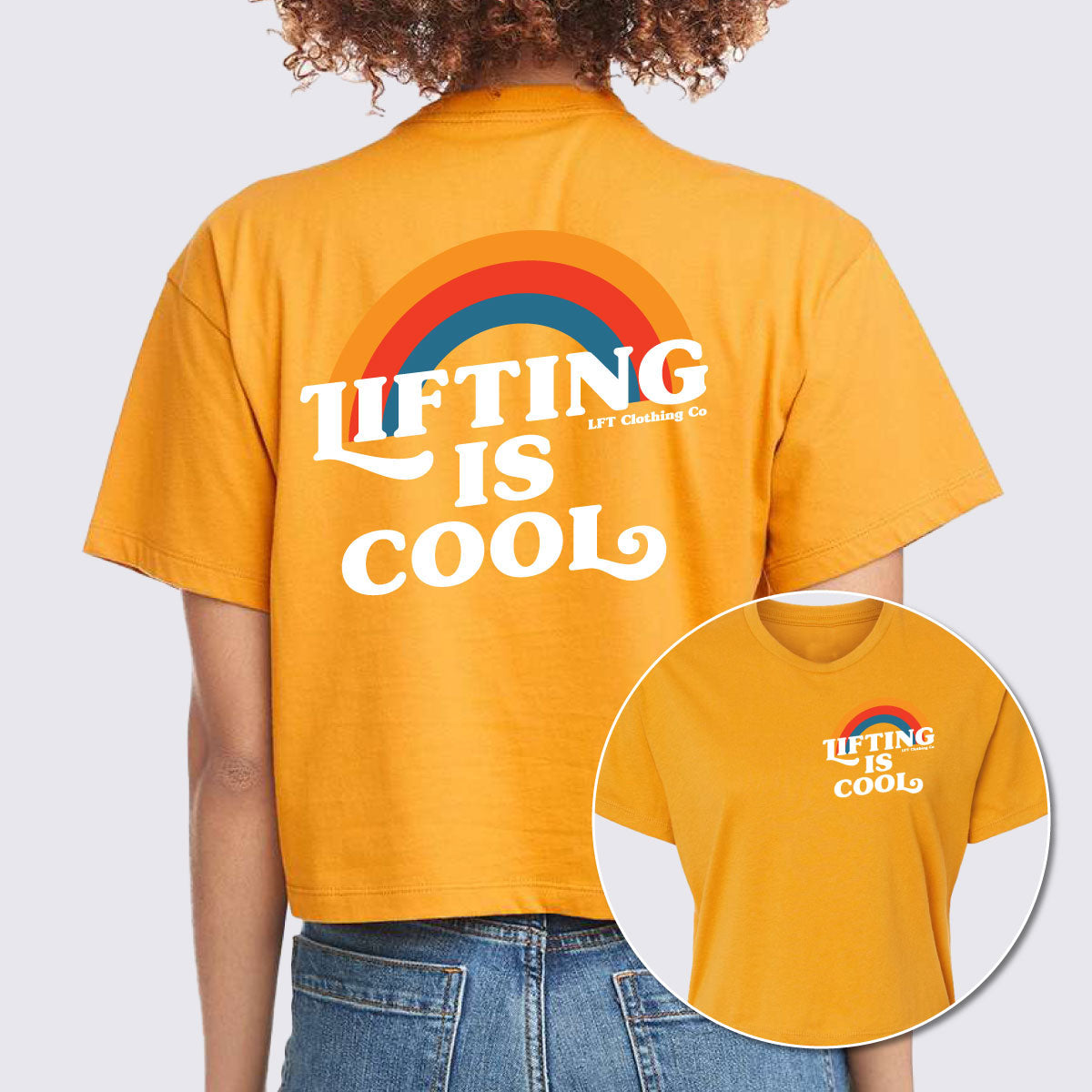 Lifting is Cool Women’s Ideal Crop Tee