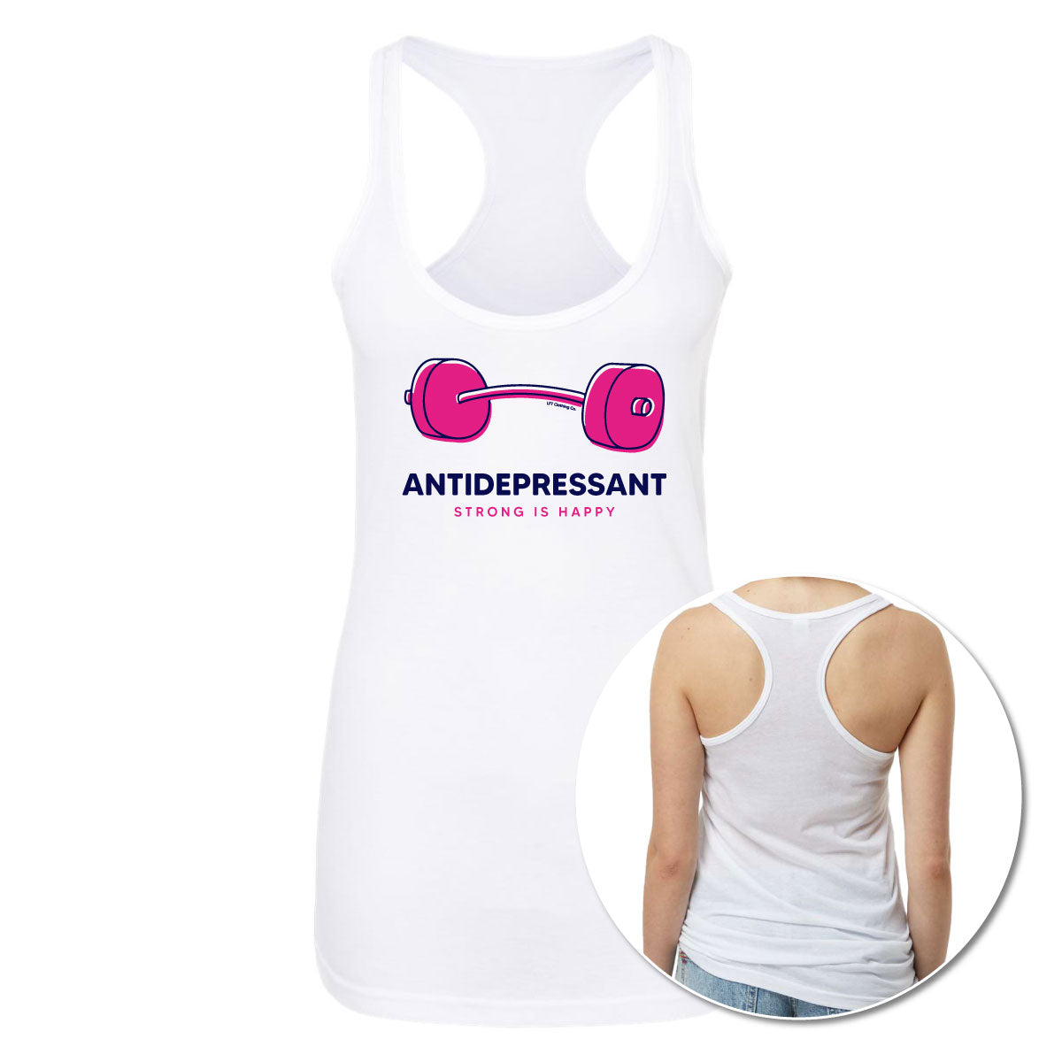 Antidepressant Women&#39;s Racerback Tank Top