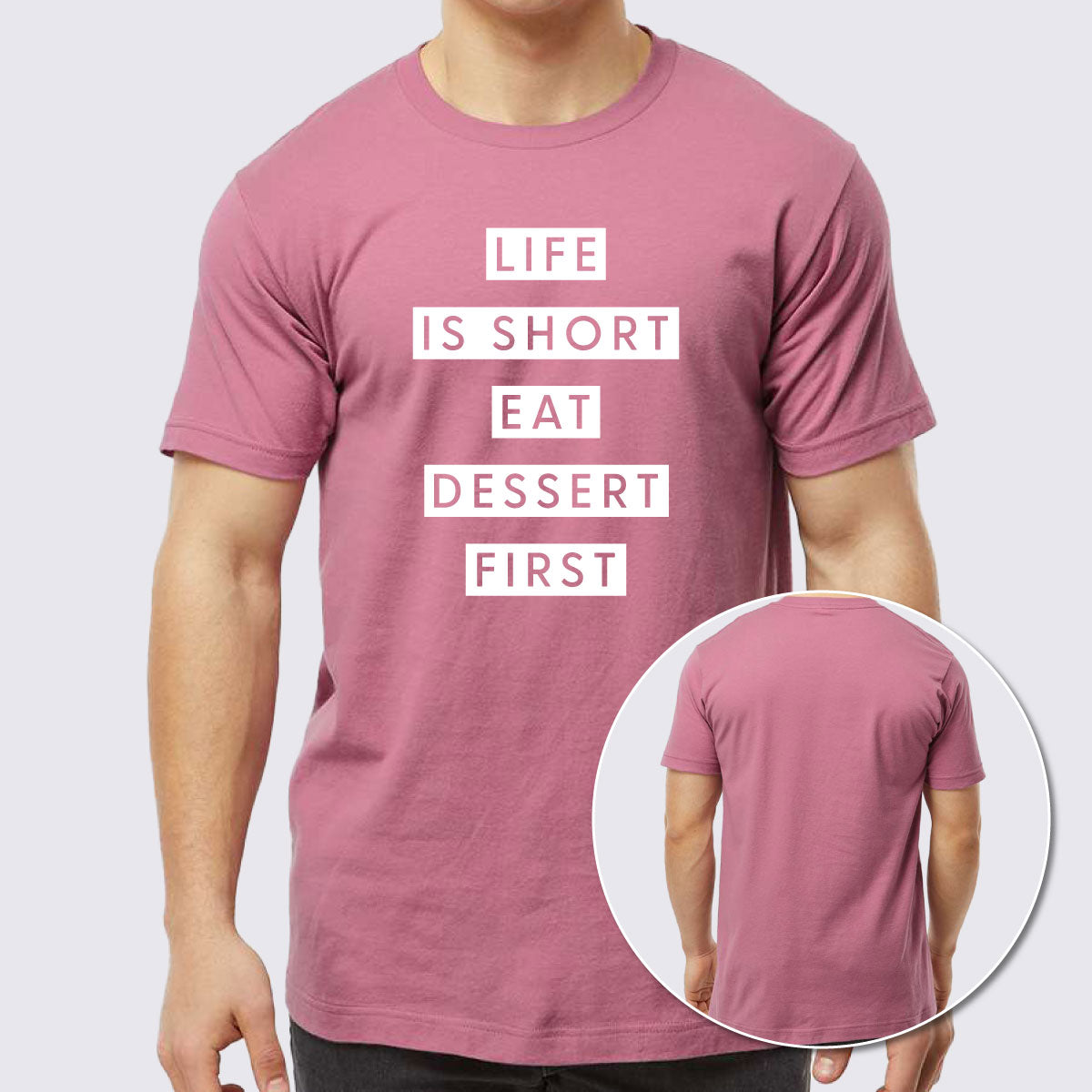 Eat Dessert First Unisex Fine Jersey T-Shirt