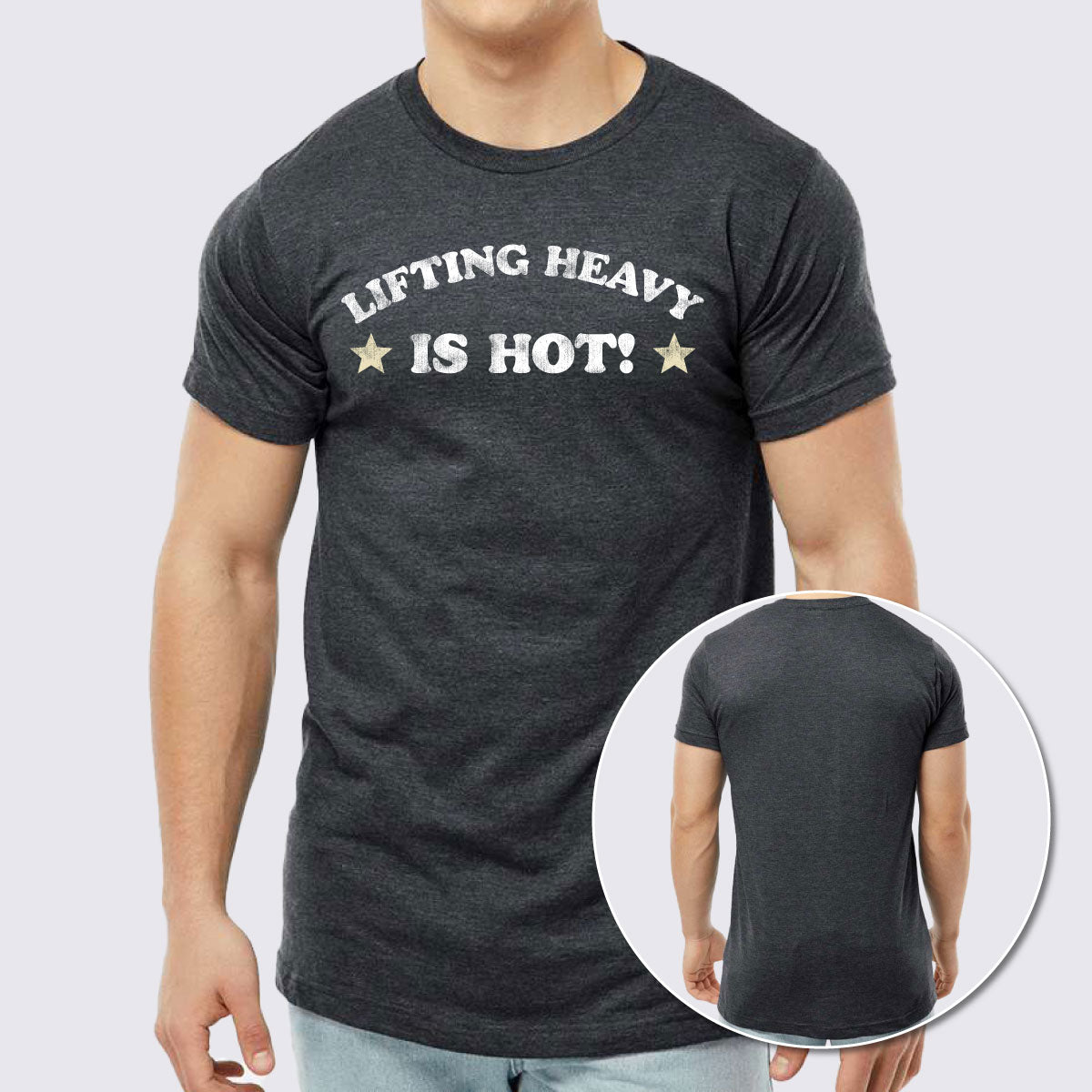 Lifting Heavy is Hot Unisex Fine Jersey T-Shirt