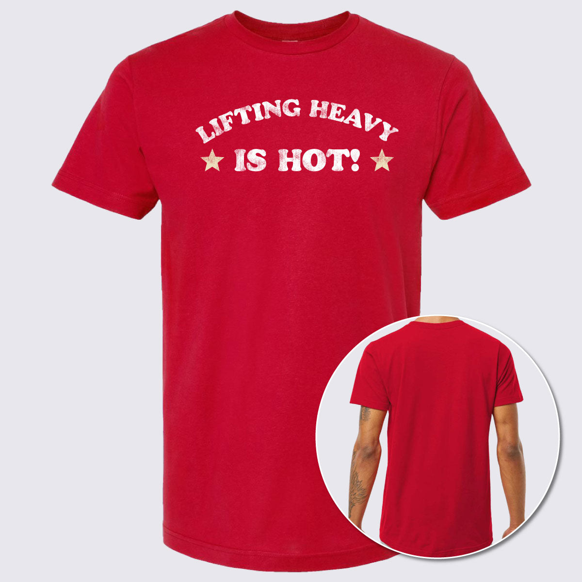 Lifting Heavy is Hot Unisex Fine Jersey T-Shirt