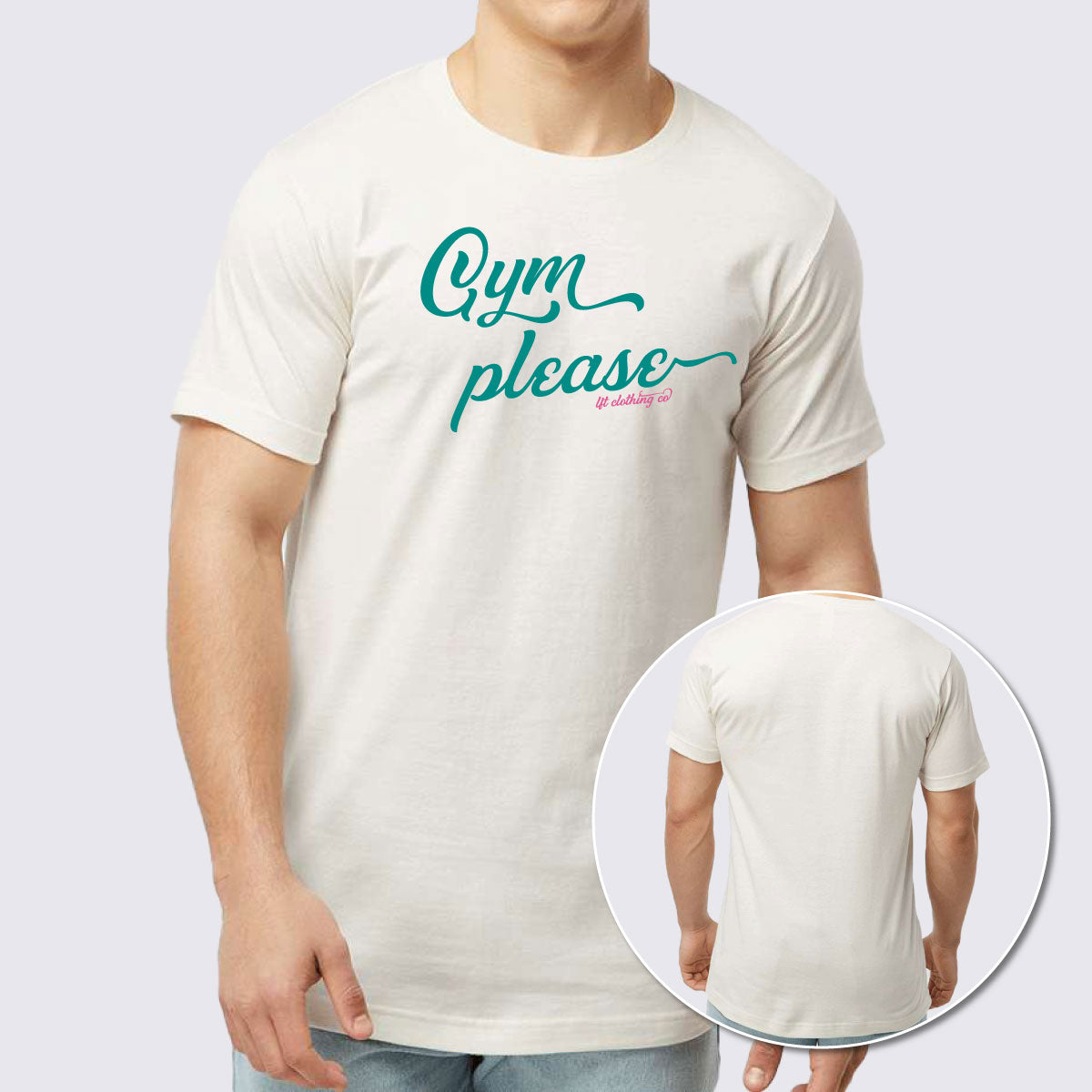 Gym Please Unisex Fine Jersey T-Shirt