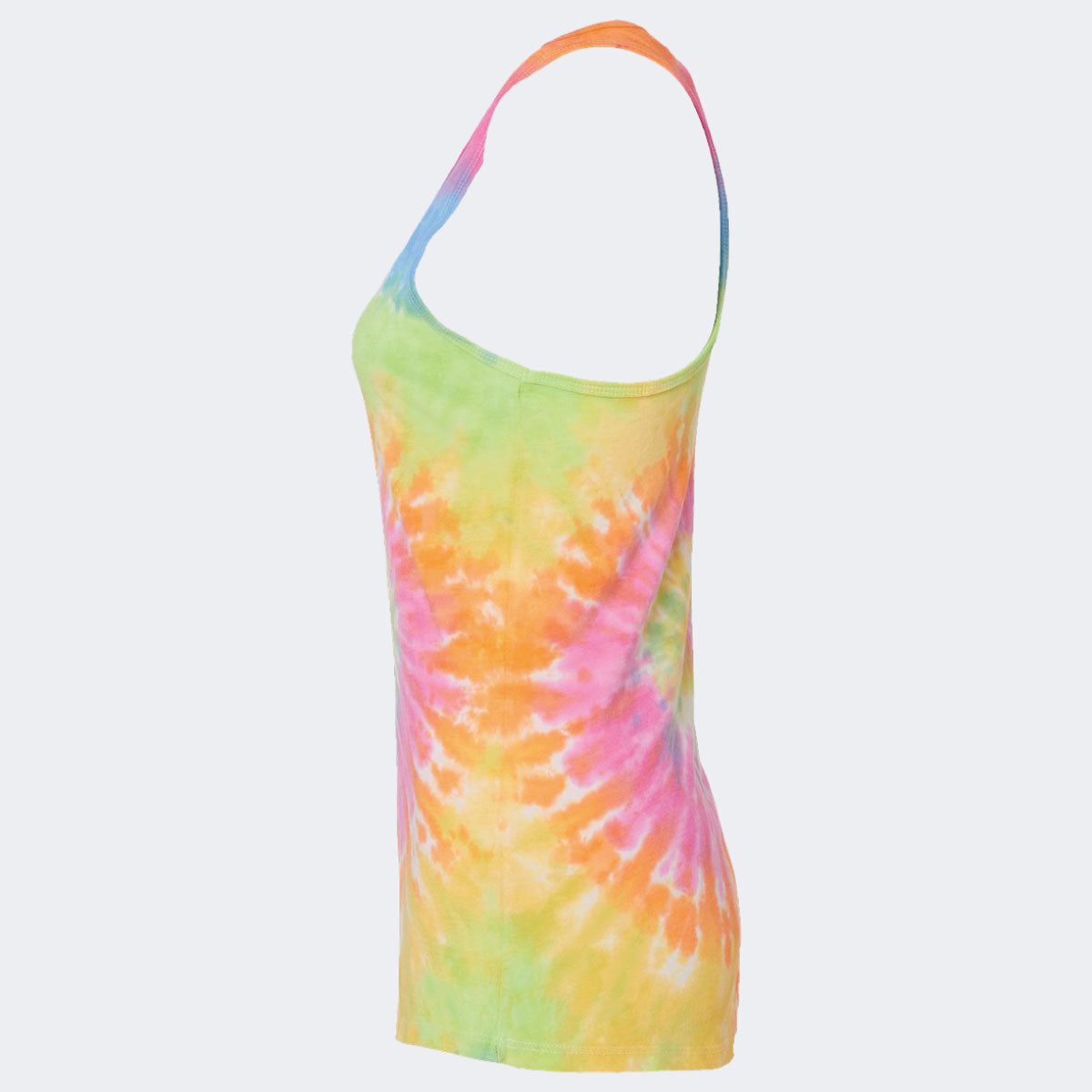 Lifting is Cool Tie-Dyed Racerback Tank Top