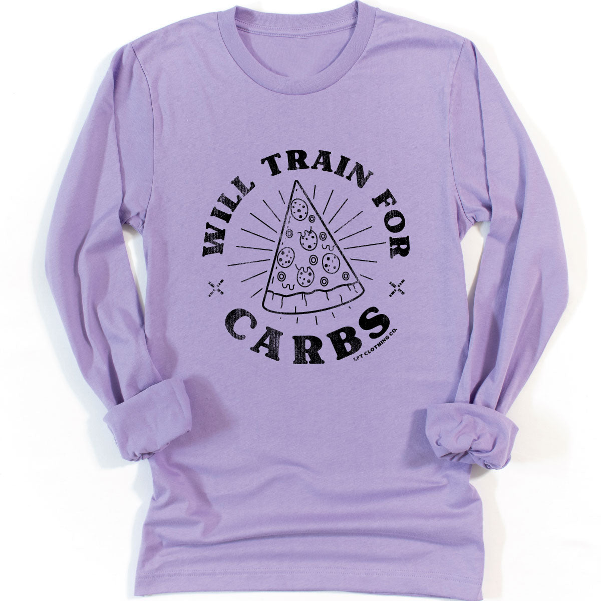 Will Train for Carbs Unisex Jersey Long-Sleeve Tee