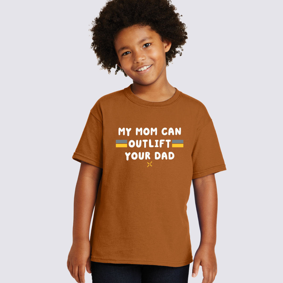 My Mom Can Outlift Your Dad Youth Heavy Cotton™ 100% Cotton T-Shirt
