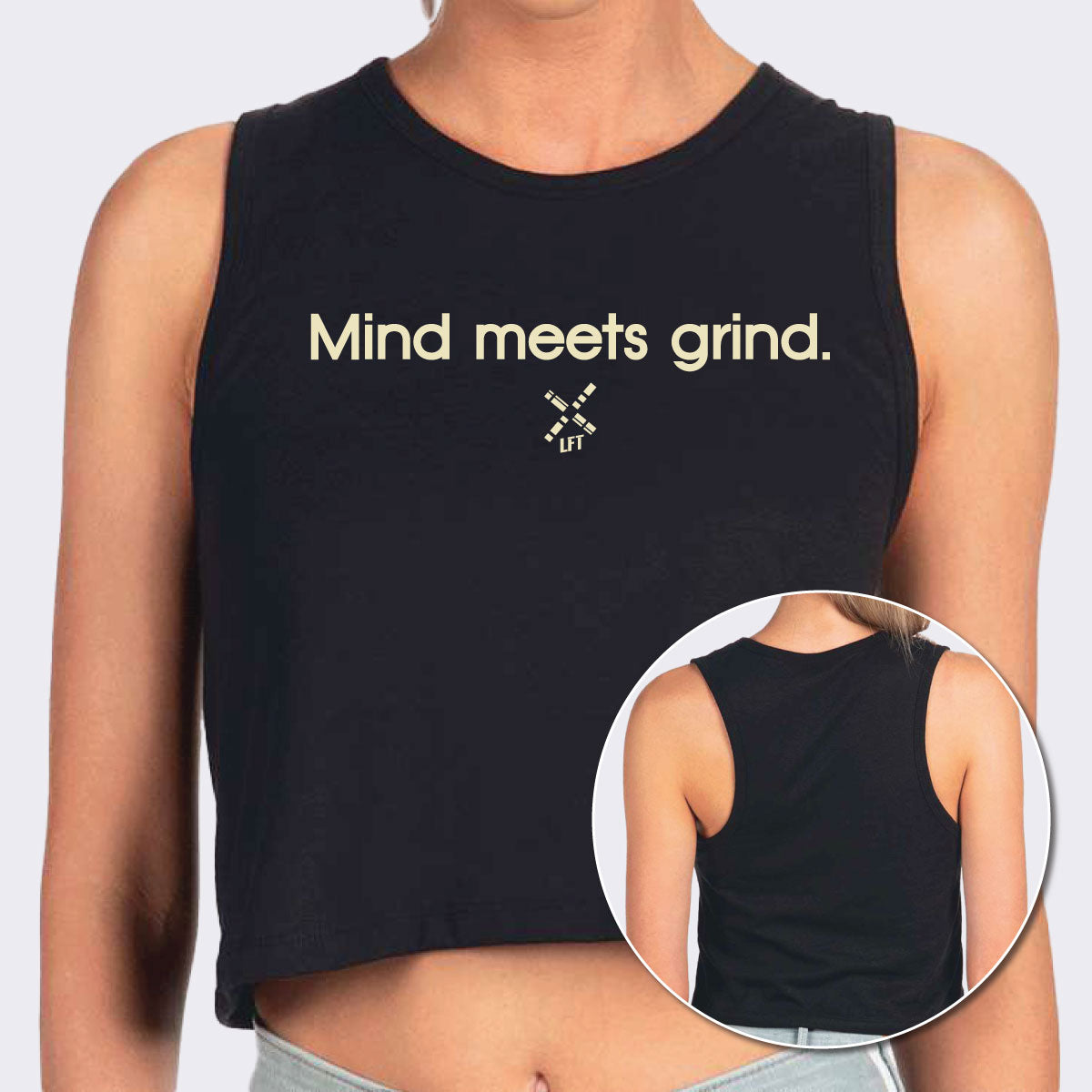 Mind Meets Grind Women&#39;s Crop Tank
