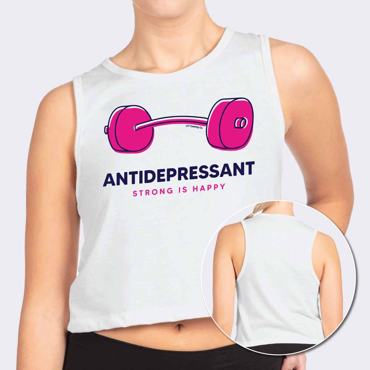 Antidepressant Women&#39;s Crop Tank