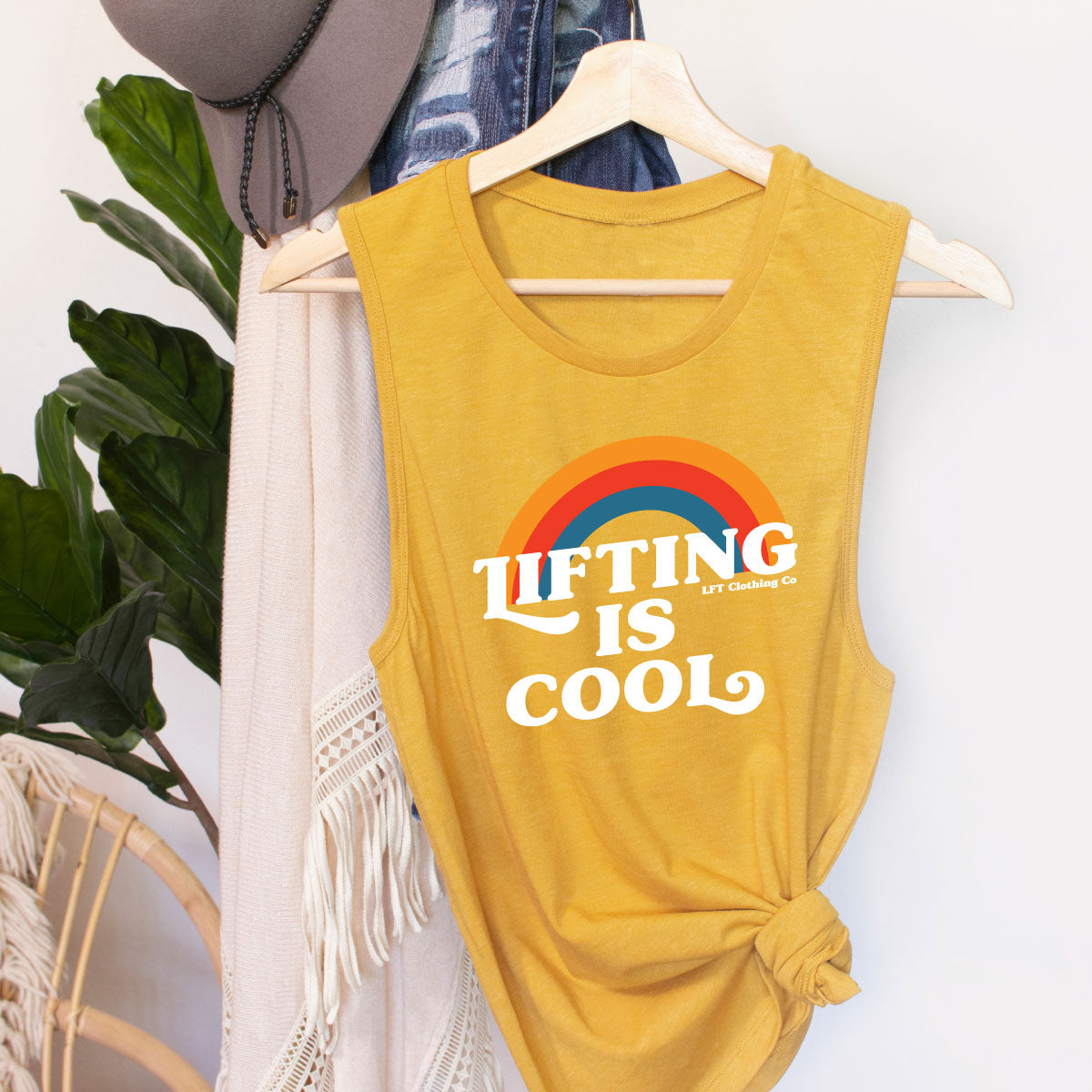 Lifting is Cool Women&#39;s Jersey Muscle Tank
