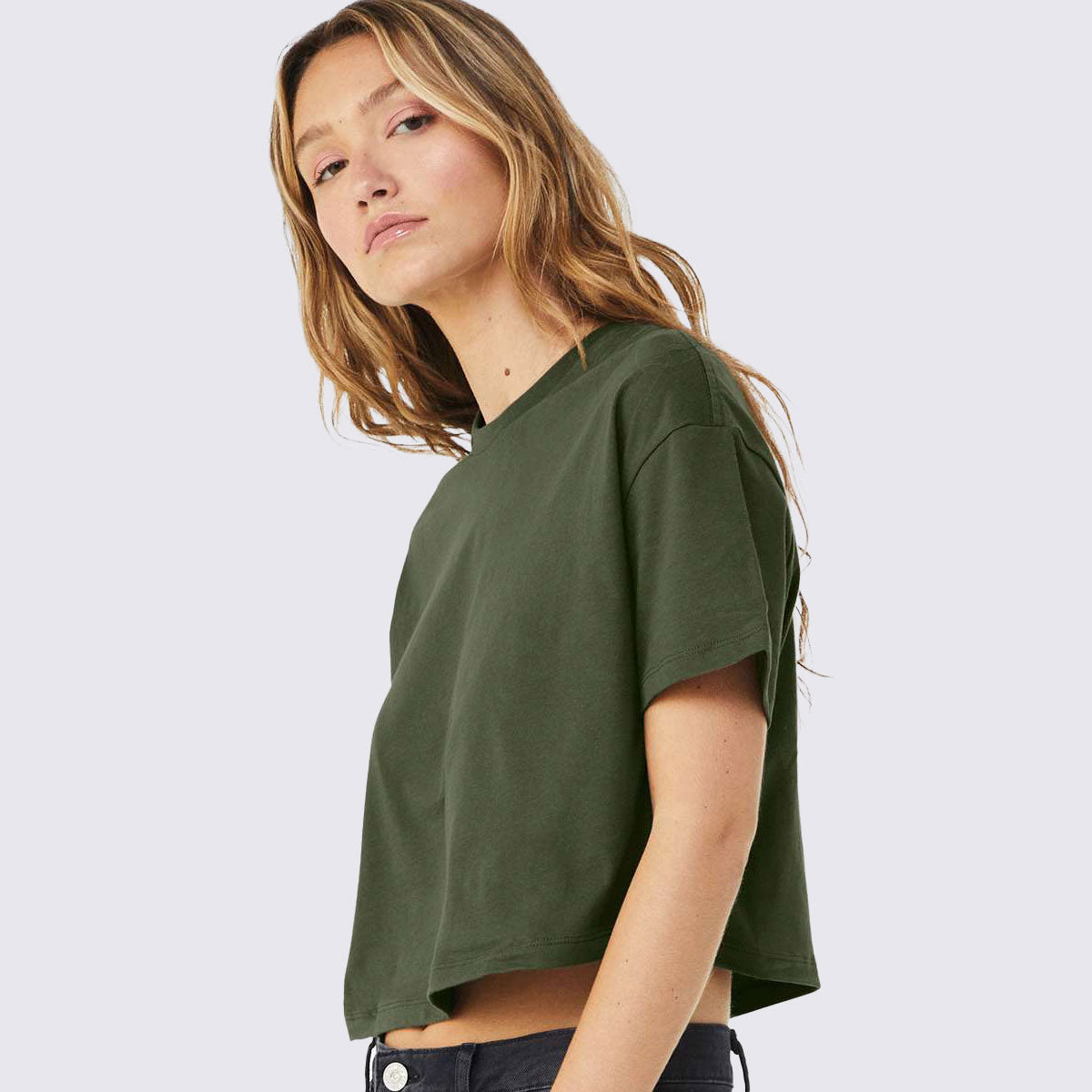 Heavy Weights &amp; Protein Shakes Oversized Crop Tee