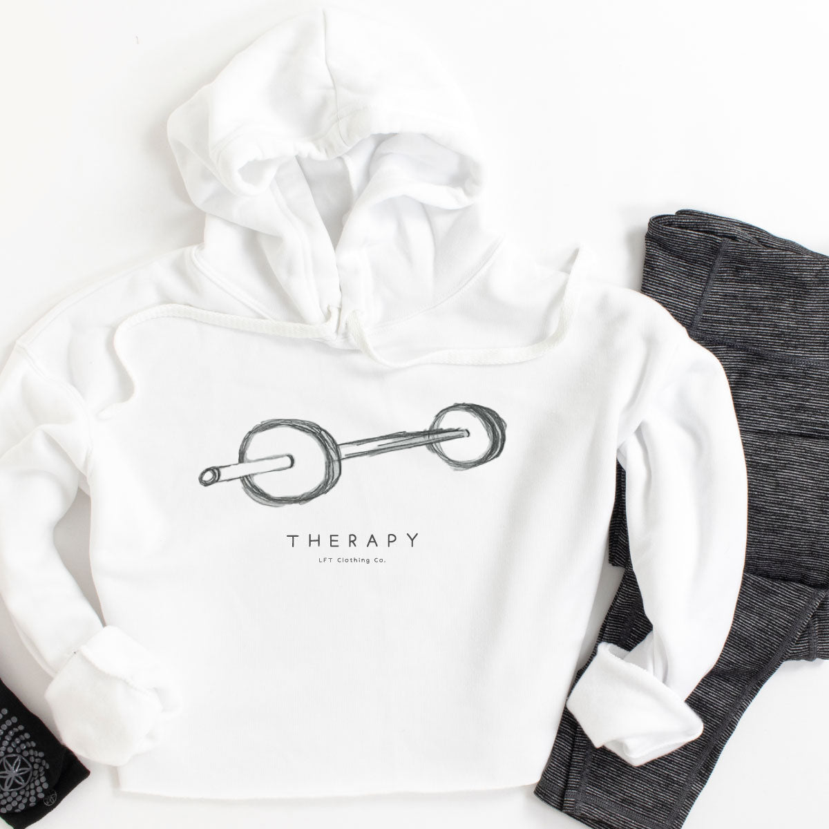 Therapy Doodle Women&#39;s Cropped Fleece Hoodie