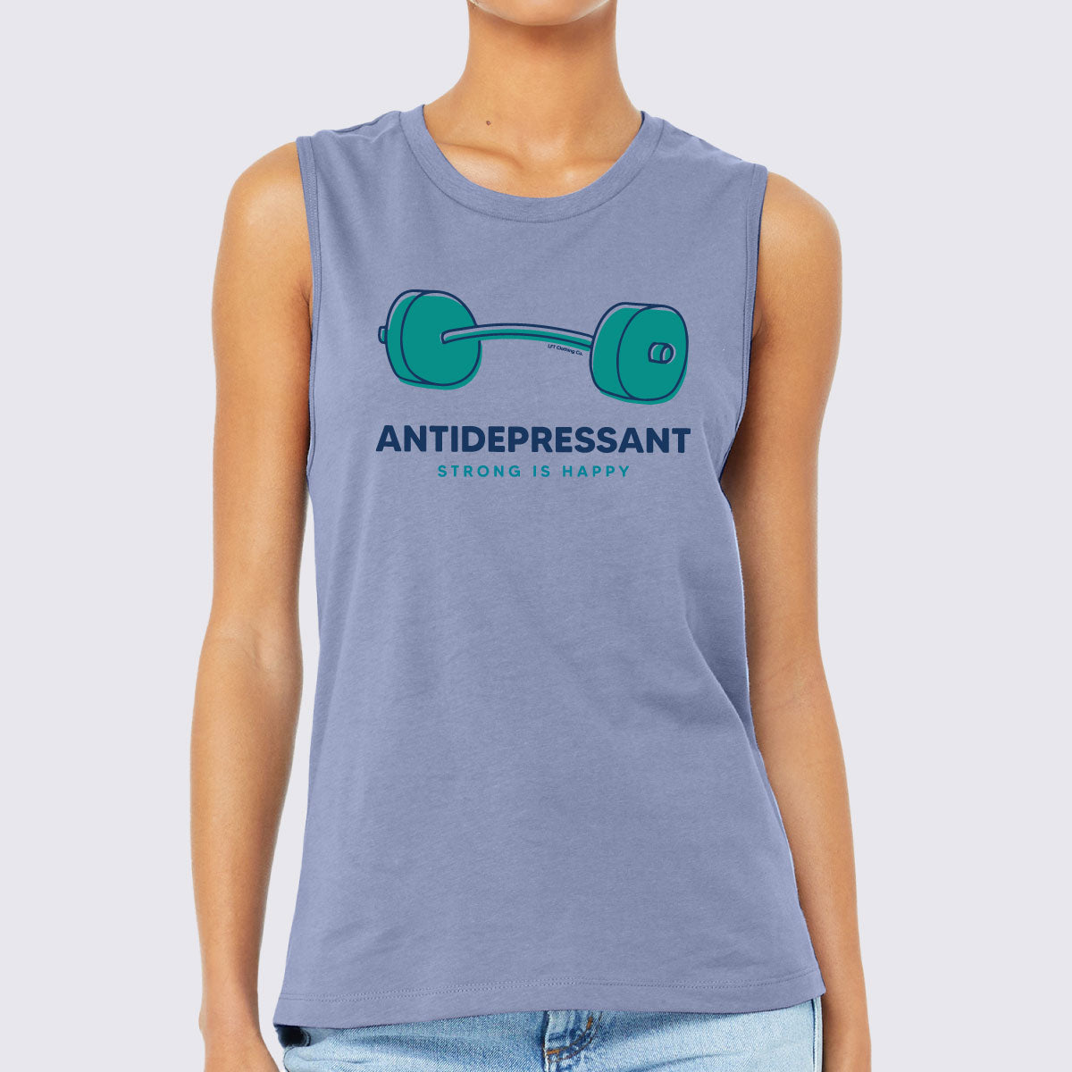 Antidepressant Women&#39;s Jersey Muscle Tank