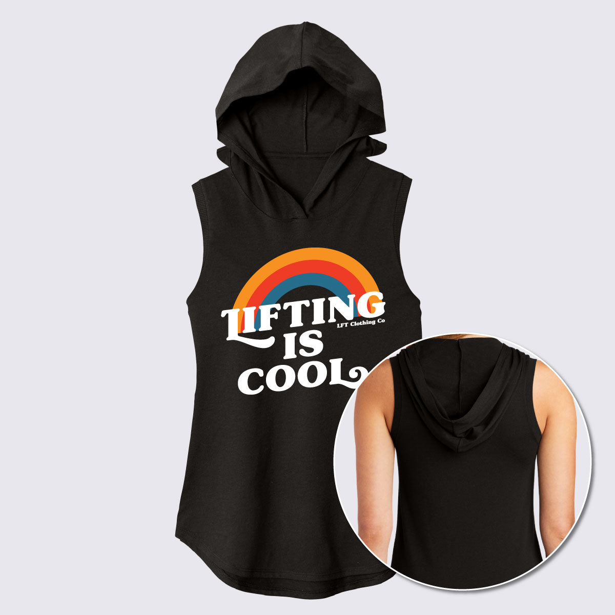 Lifting is Cool Perfect Tri™ Sleeveless Hoodie