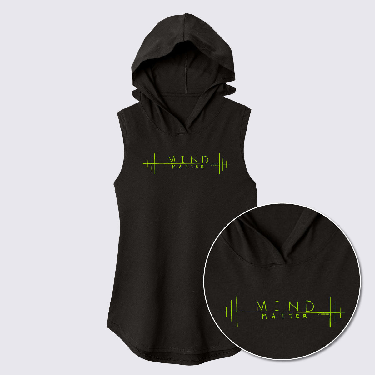 Mind Over Matter Perfect Tri™ Sleeveless Hoodie