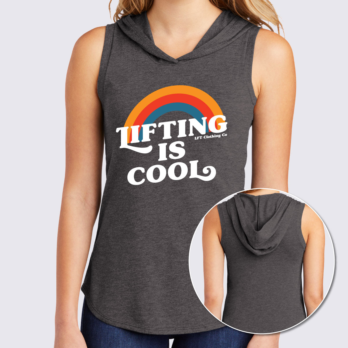 Lifting is Cool Perfect Tri™ Sleeveless Hoodie