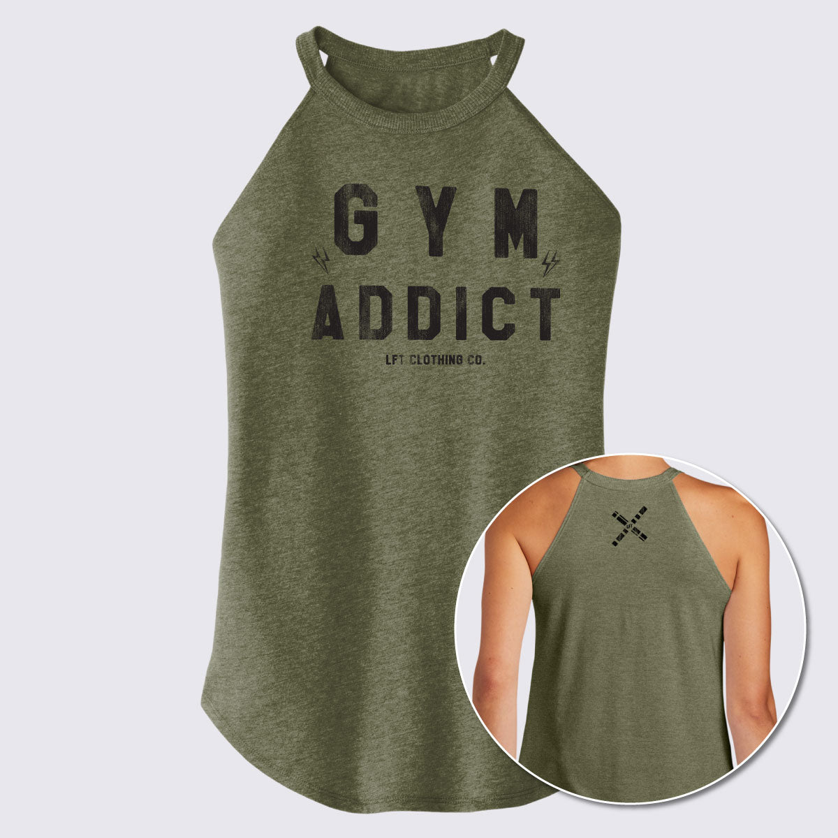 Gym Addict Women&#39;s Perfect Tri® Rocker Tank