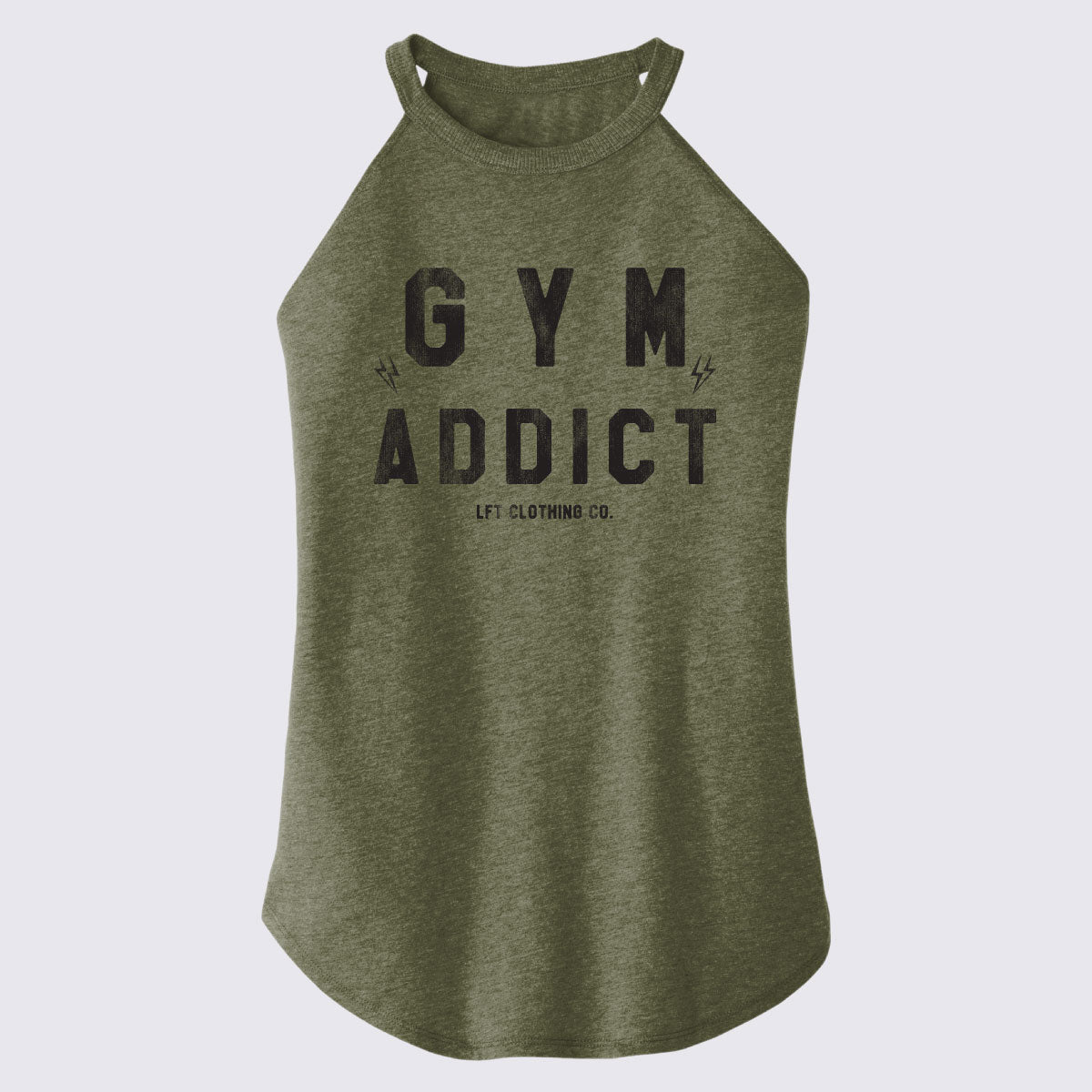 Gym Addict Women's Perfect Tri® Rocker Tank - The LFT Clothing Company