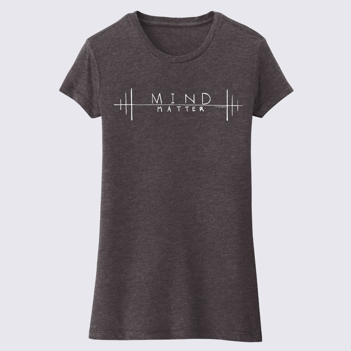 Mind Over Matter Doodle Women&#39;s Fitted Perfect Tri® Tee