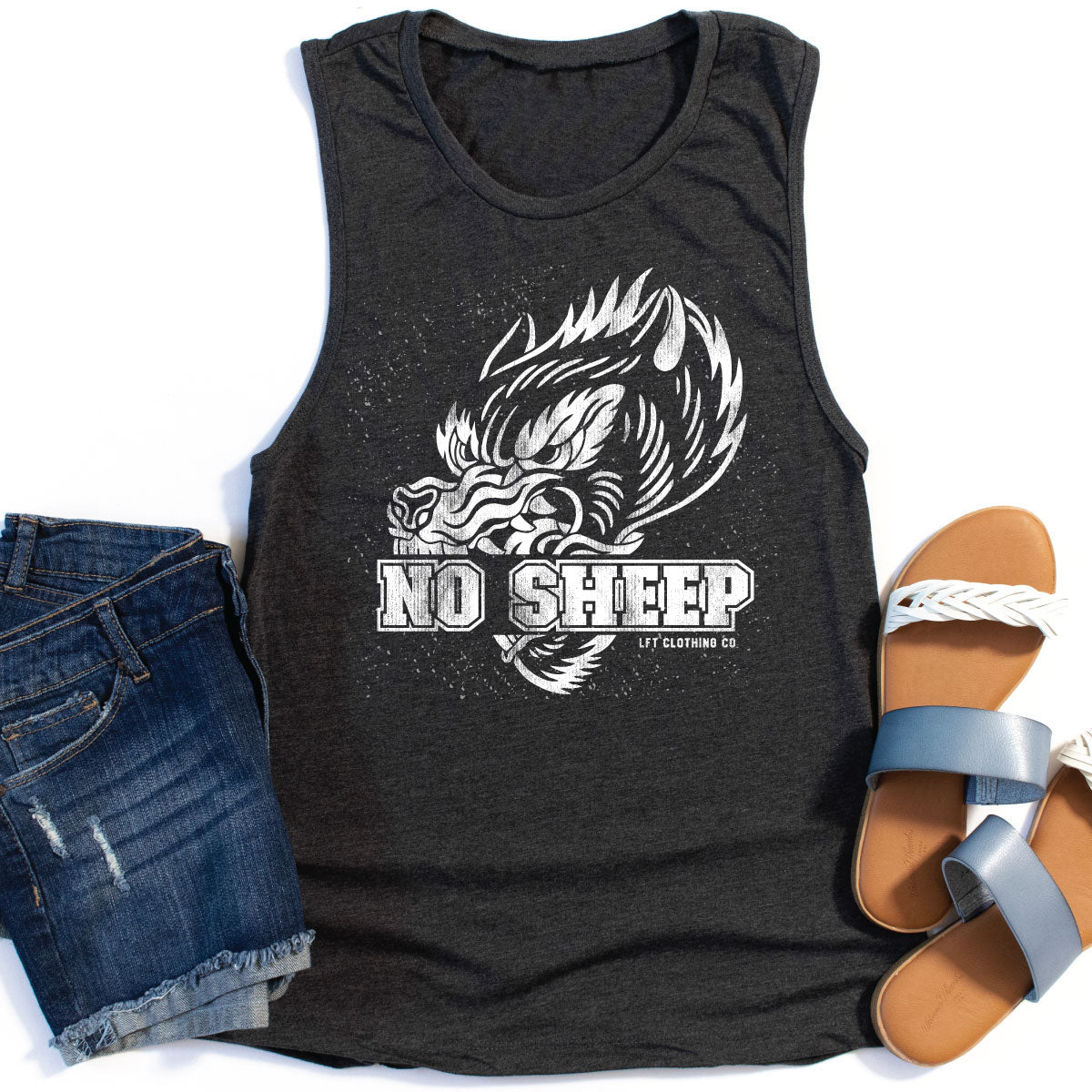No Sheep Women’s Fitted V.I.T.™ Festival Tank