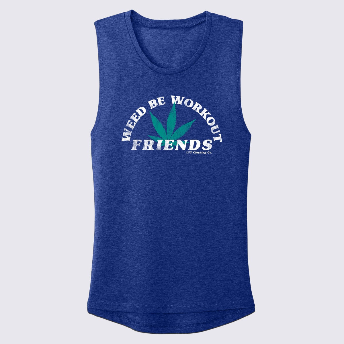 Weed Be Workout Friends Women’s Fitted V.I.T.™ Festival Tank