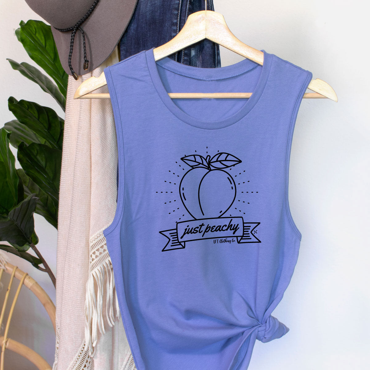 Just Peachy Women’s Fitted V.I.T.™ Festival Tank