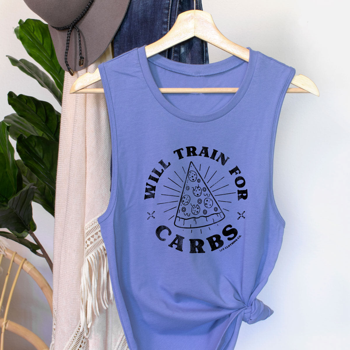 Will Train for Carbs Women’s Fitted V.I.T.™ Festival Tank