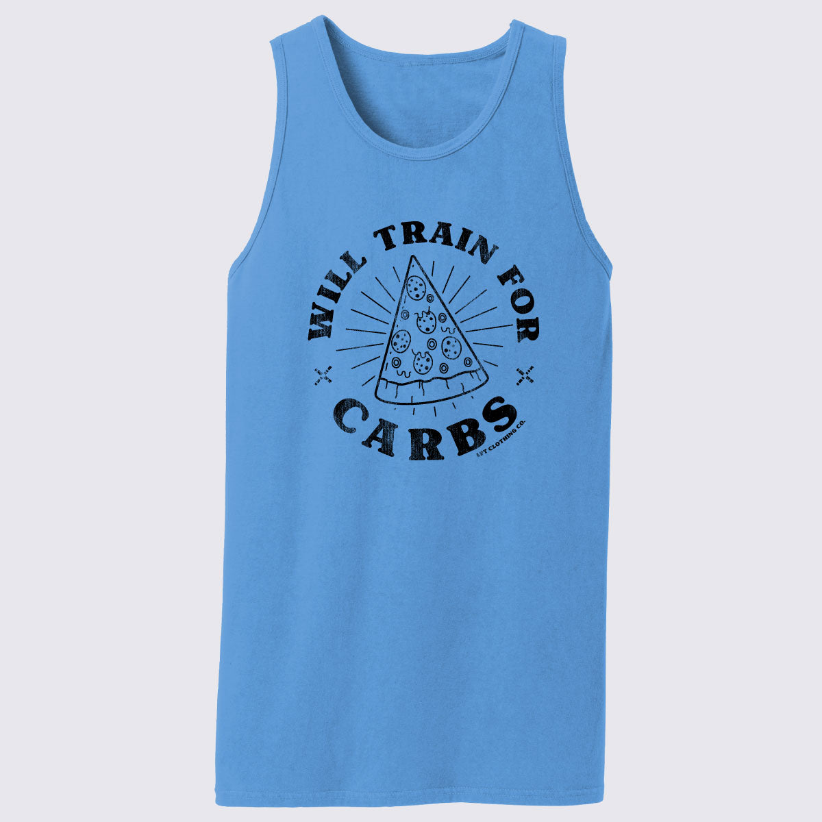 Will Train for Carbs Beach Wash® Garment-Dyed Tank Top