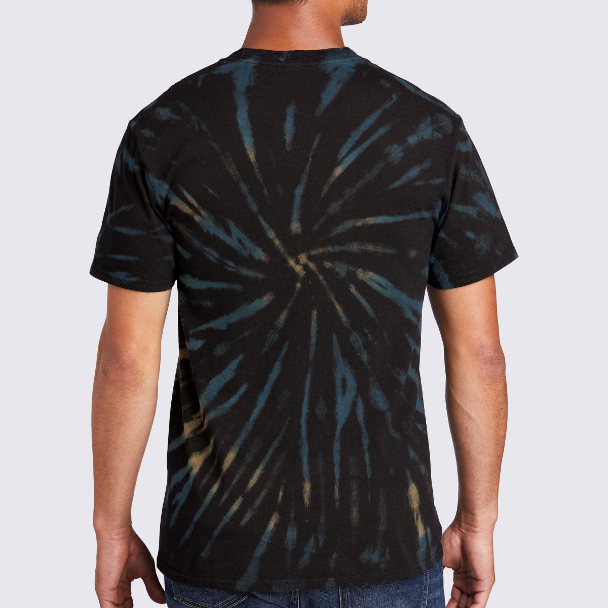 Weed Be Workout Friends Spiral Tie-Dye Tee