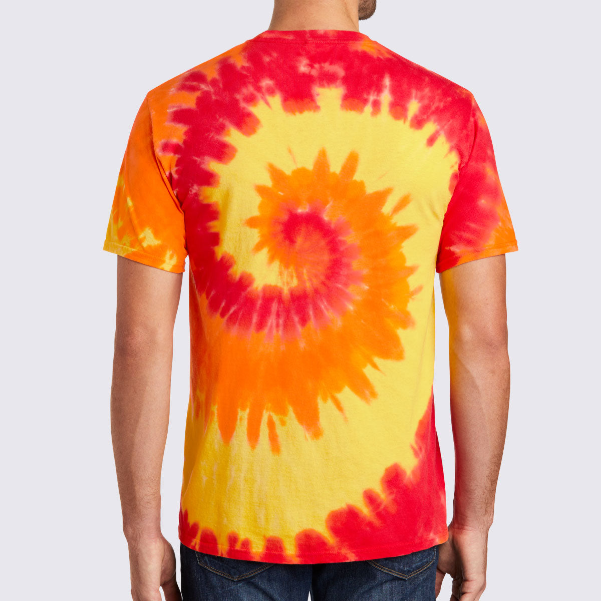 Weed Be Workout Friends Spiral Tie-Dye Tee