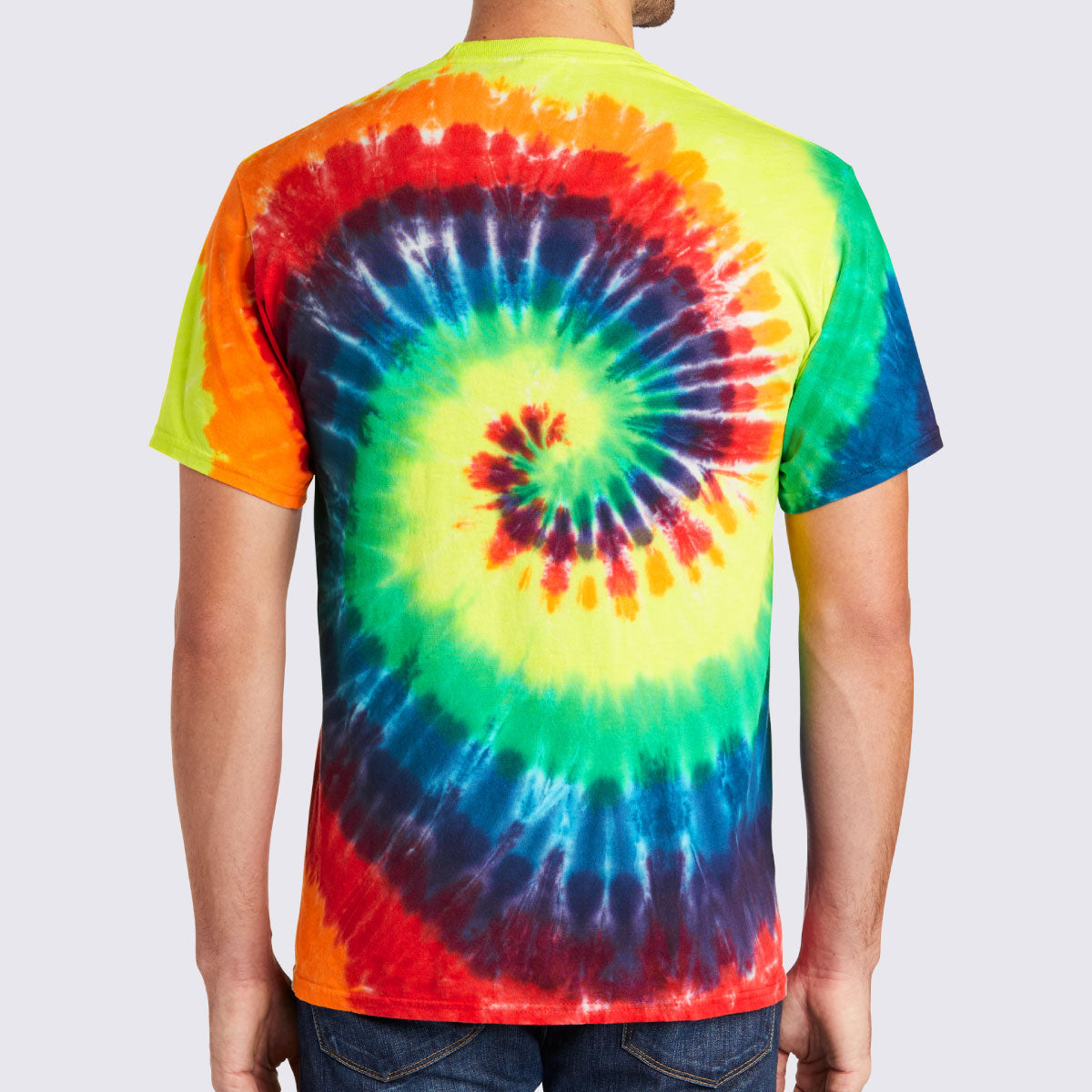 Barbell Circle Spiral Tie-Dye Tee - The LFT Clothing Company