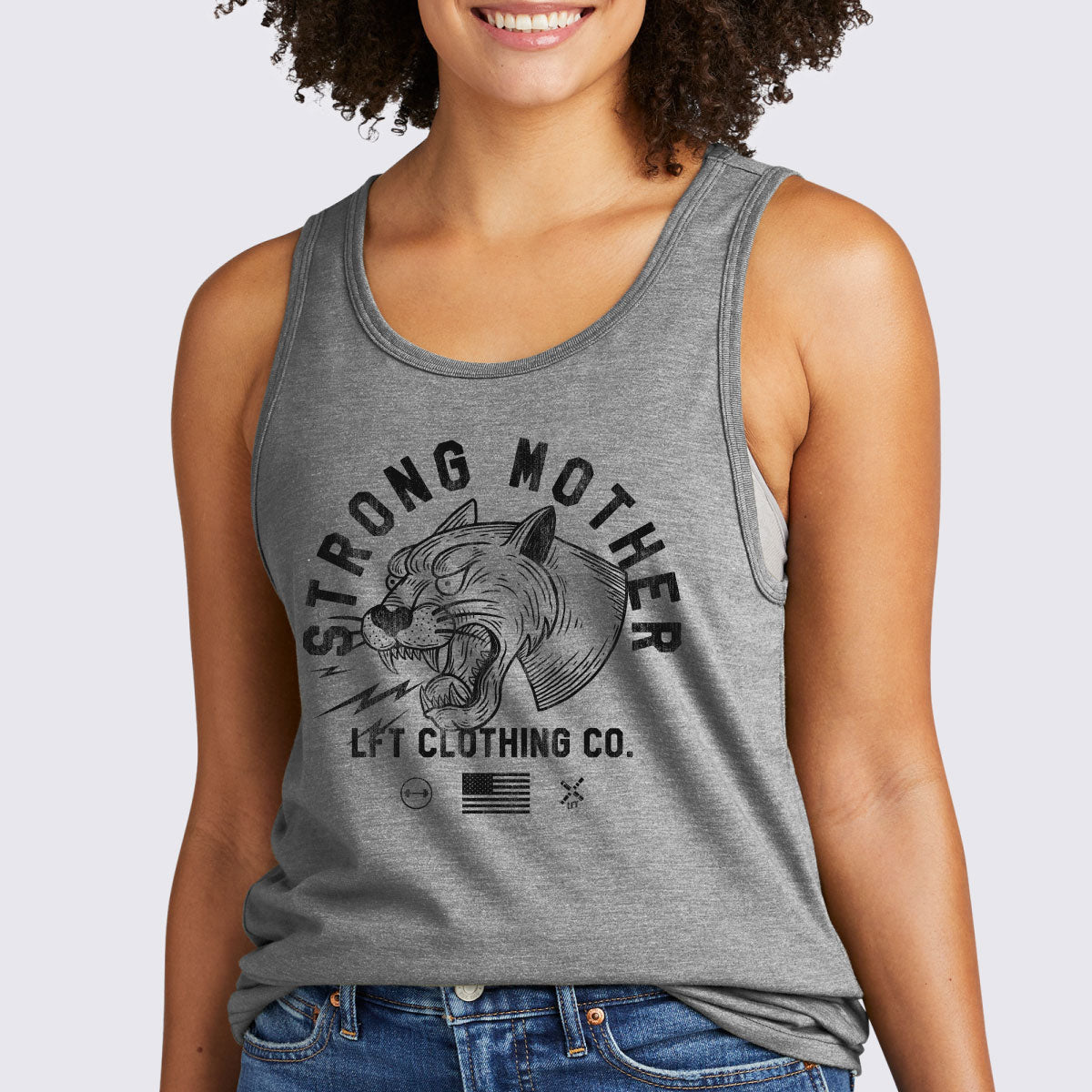 Strong Mother Unisex Tri-Blend Tank