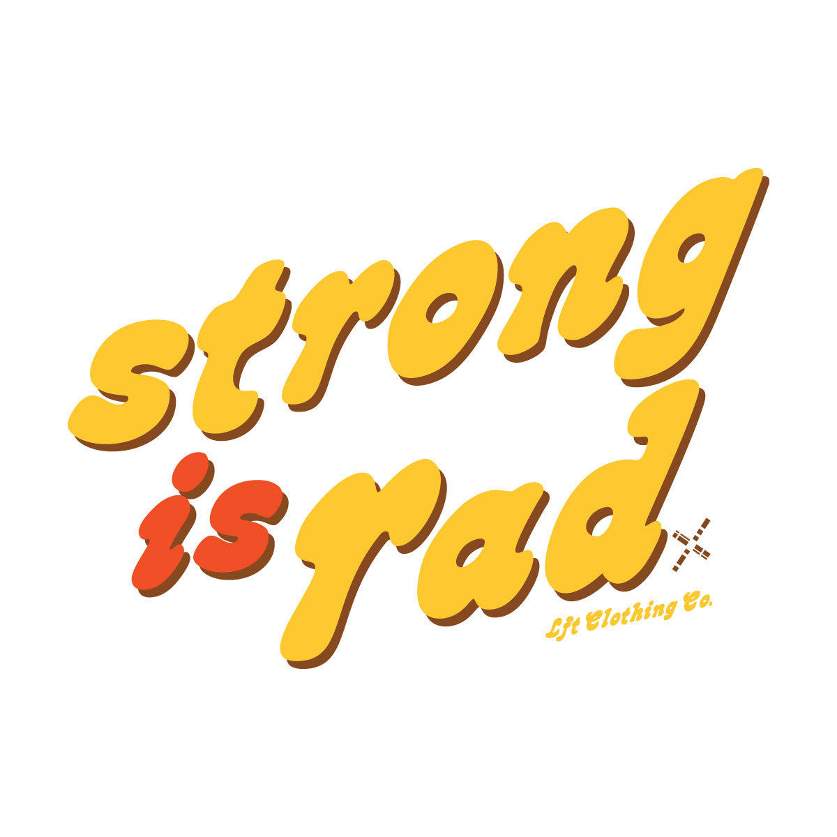 Strong is Rad Unisex Core Cotton Ringer Tee