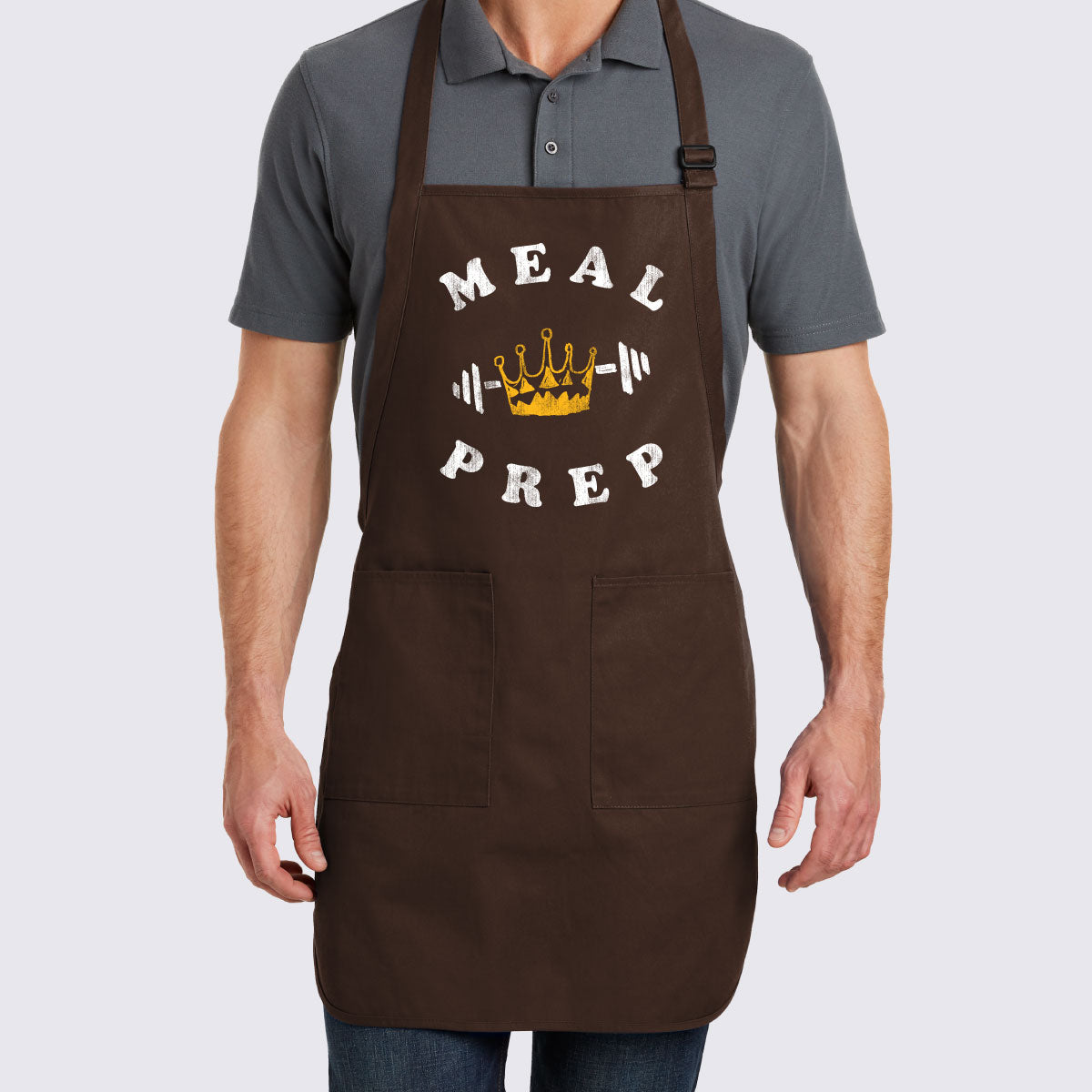 Meal Prep Queen Full-Length Apron with Pockets