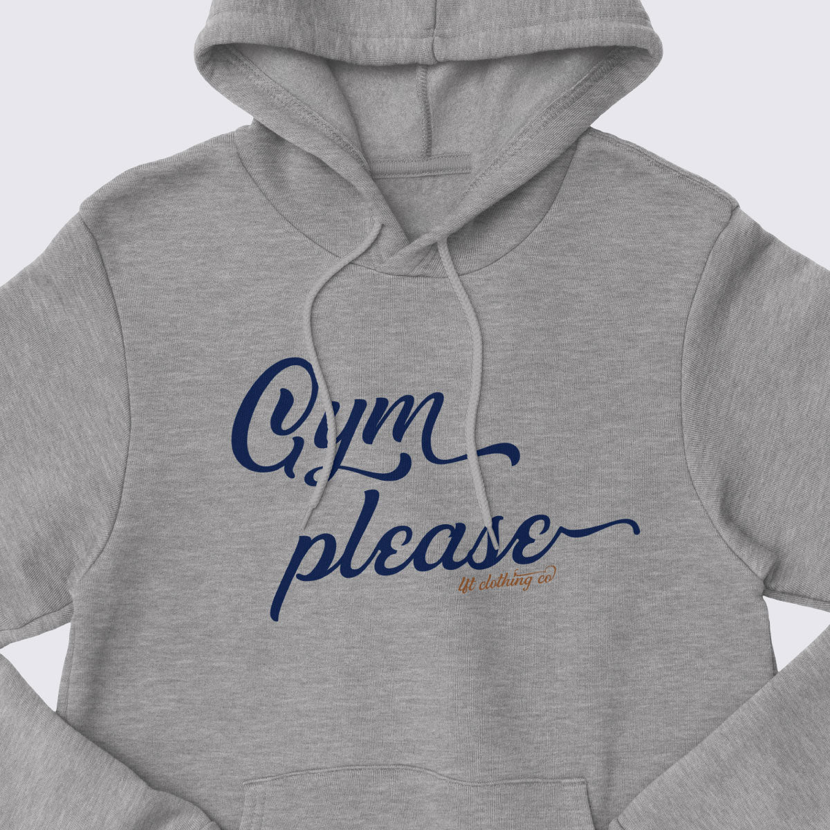 Gym Please Core Fleece Pullover Hooded Sweatshirt
