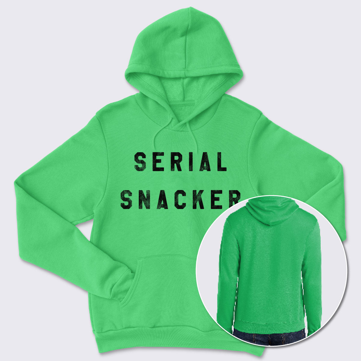 Serial Snacker Core Fleece Pullover Hooded Sweatshirt