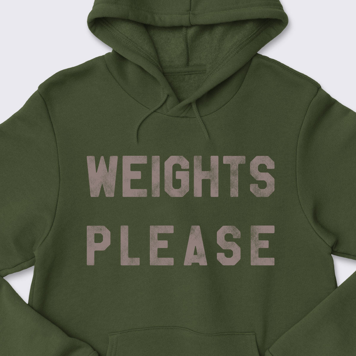 Weights Please Core Fleece Pullover Hooded Sweatshirt
