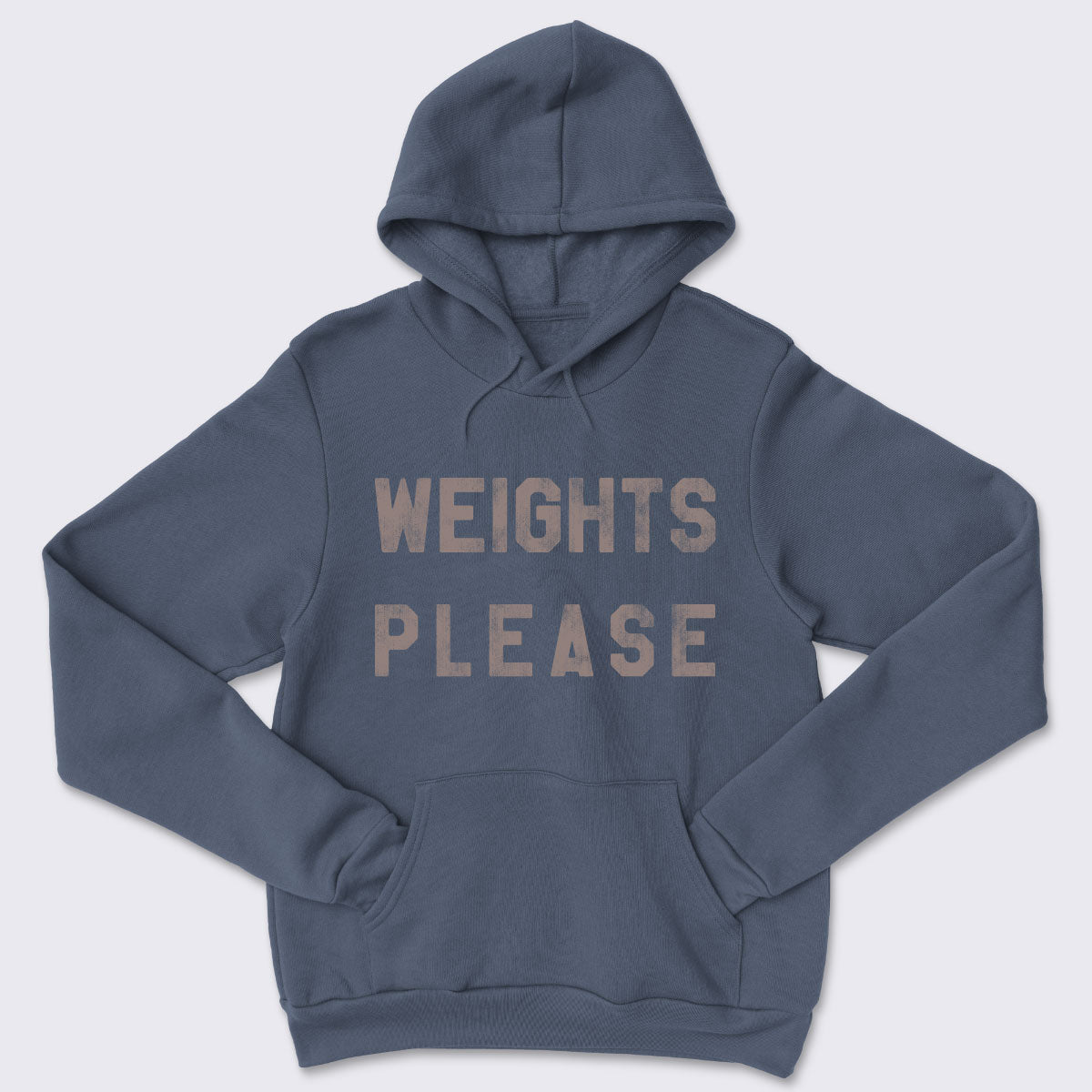 Weights Please Core Fleece Pullover Hooded Sweatshirt
