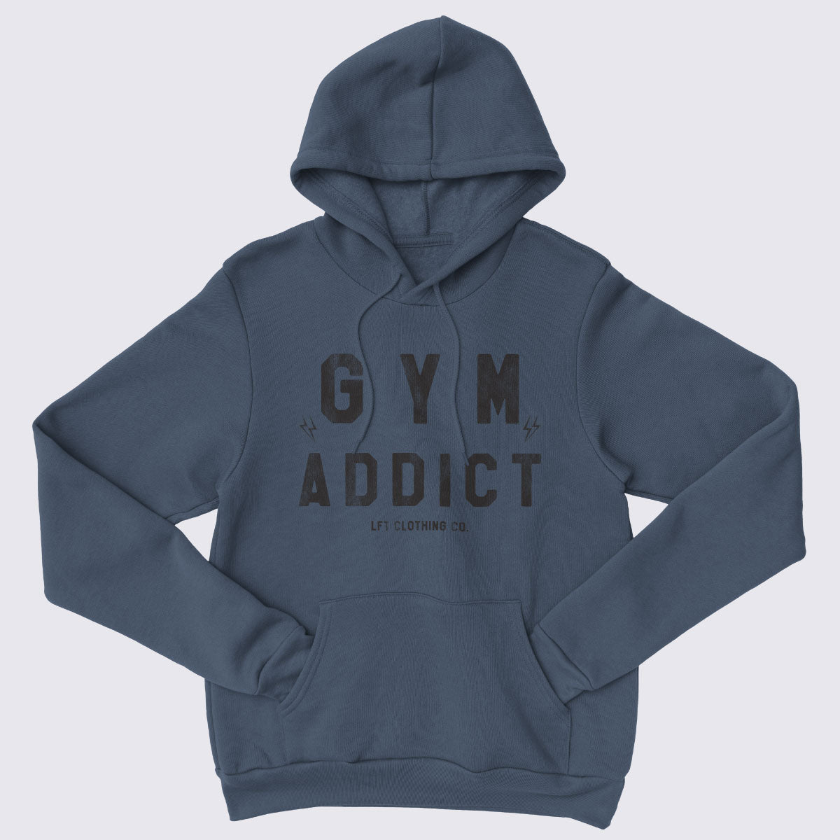Gym Addict Core Fleece Pullover Hooded Sweatshirt