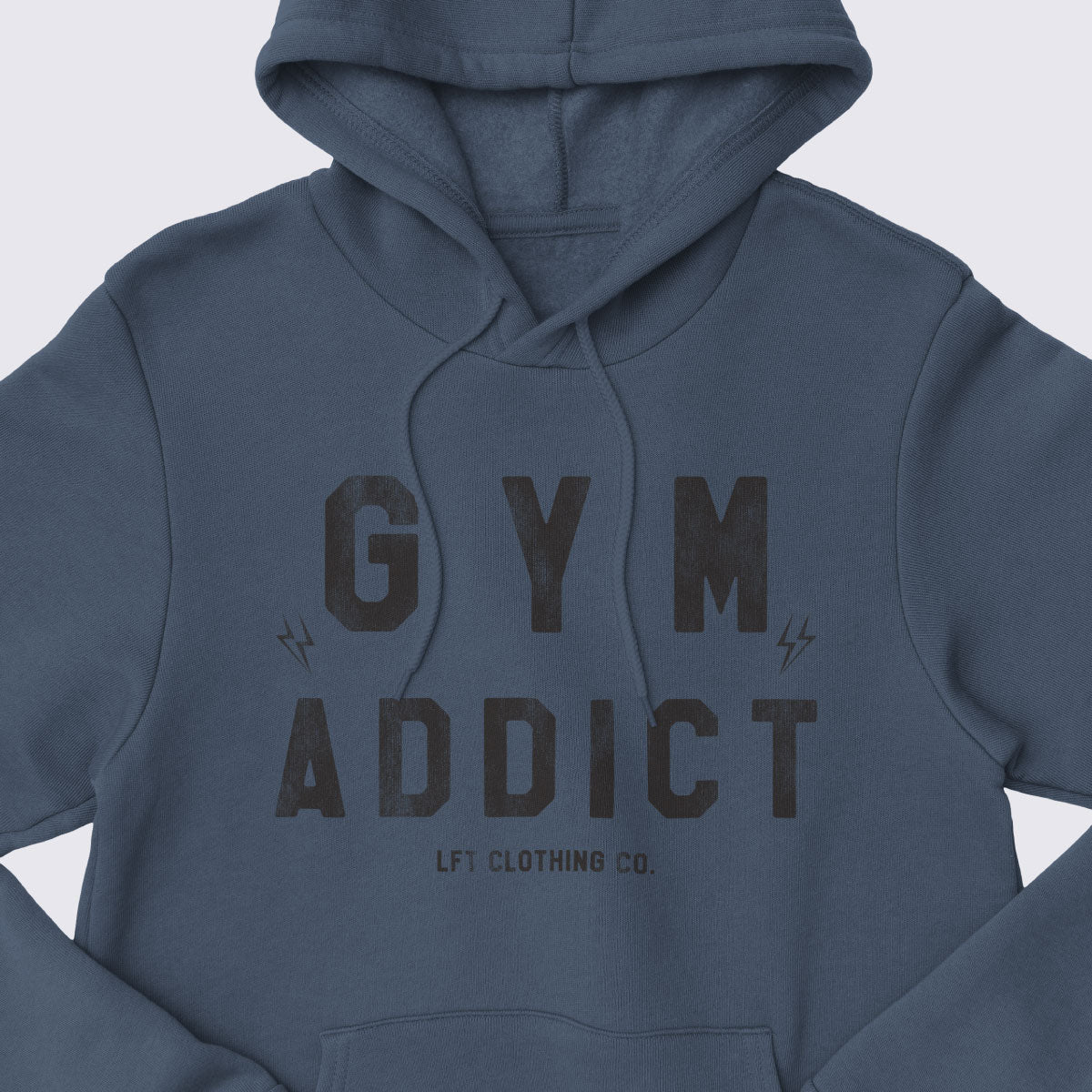 Gym Addict Core Fleece Pullover Hooded Sweatshirt