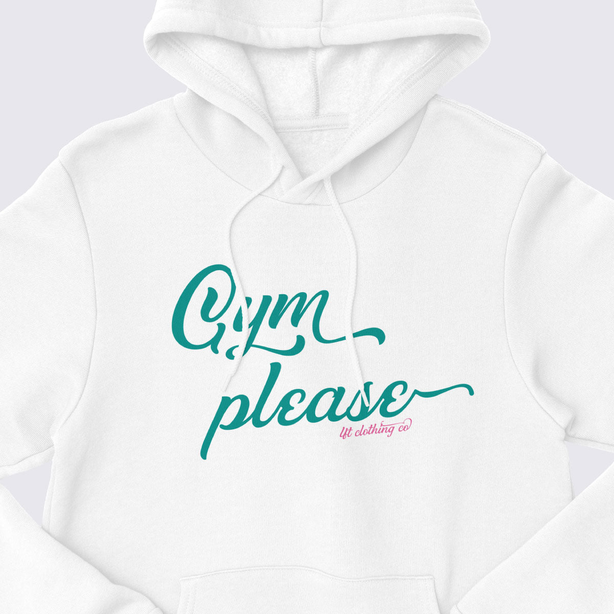 Gym Please Core Fleece Pullover Hooded Sweatshirt