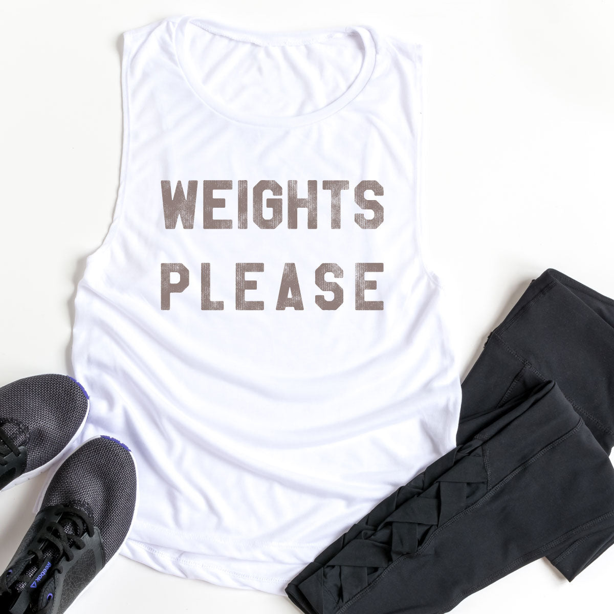 Weights Please Women’s Fitted V.I.T.™ Festival Tank